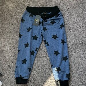 H&M Kids Blue Star Print Joggers